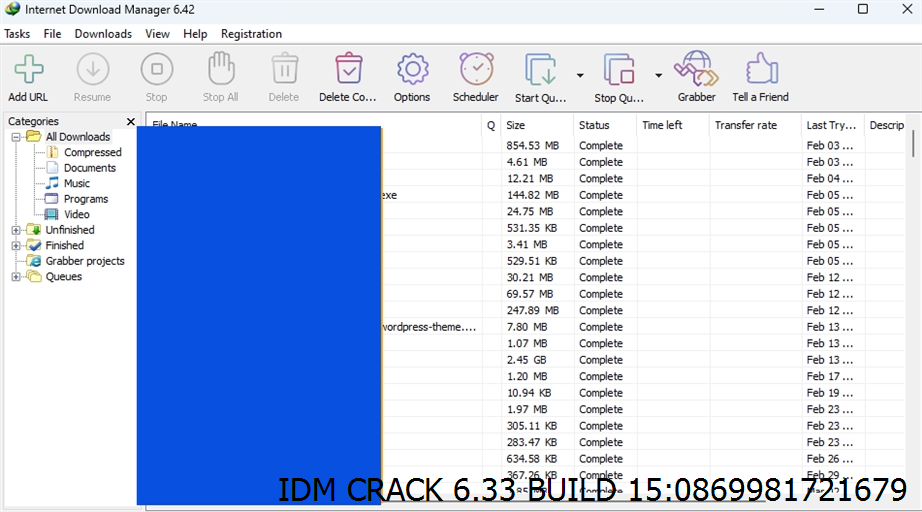 Idm Crack 6.33 Build 15 Screenshot