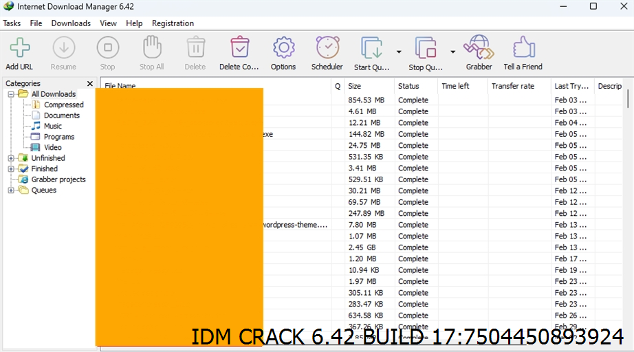 Idm Crack 6.42 Build 17 Screenshot